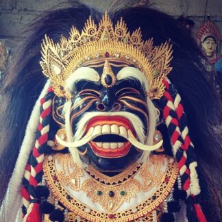Ratu Gede — Hand-Carved Balinese Guardian Mask