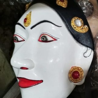 Balinese Topeng Mask — Refined Noble Woman